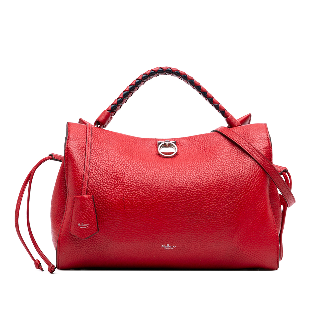 Pre-Loved Mulberry Medium Grained Calfskin Iris Satchel